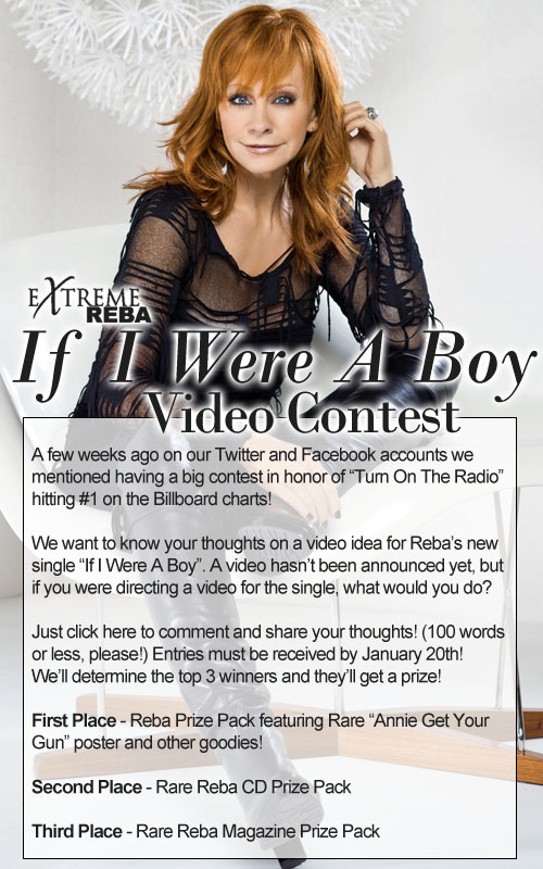 If I Were A Boy Video Contest
